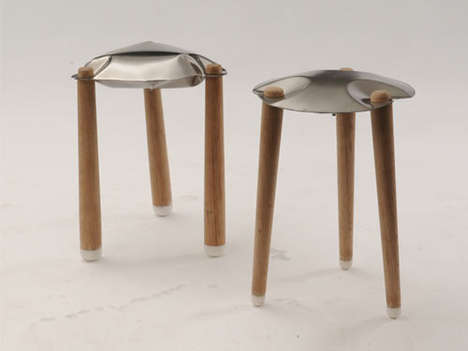 Blow Up Steel Stools