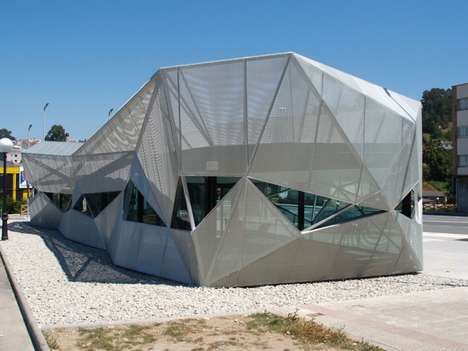 Angular Peek-a-Boo Pavilions