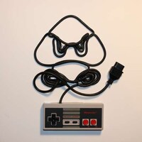 Retro Gaming Controller Art