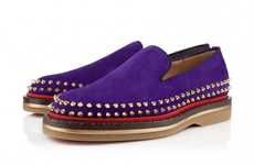Hippie-Inspired Studded Loafers