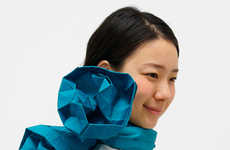Geometric Paper-Inspired Shawls