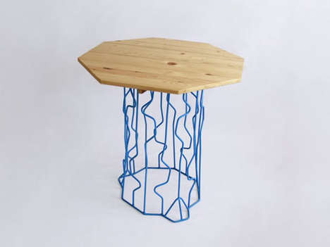 Vibrant Scribbled Stools