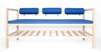 Cylindrical Cushioned Couches Image 2