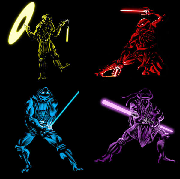 Neon Reptilian Force Wielders  