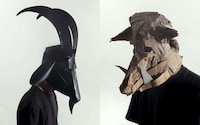 Cardboard Animal Masks Image 7