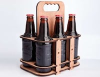 Reusable Wooden Beer Carriers Image 2