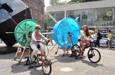 Bicycle-Powered Music Machines