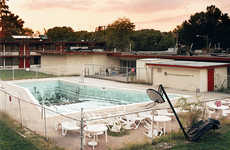 Abandoned Motel Pool Photography