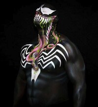 Super Villain Body Paint Image 2