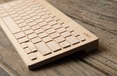 Wireless Wooden Keyboards