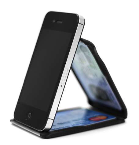 Smartphone-Propping Wallets