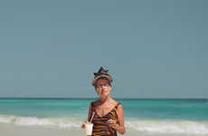 Candid Tourist Beach Photography