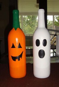DIY Wine Bottle Pumpkins Image 2