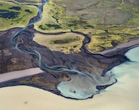 Aerial Volcanic River Photography Image 7