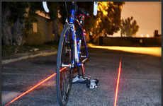 Projected LED Bike Lanes
