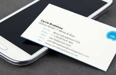 Self-Updating Business Cards