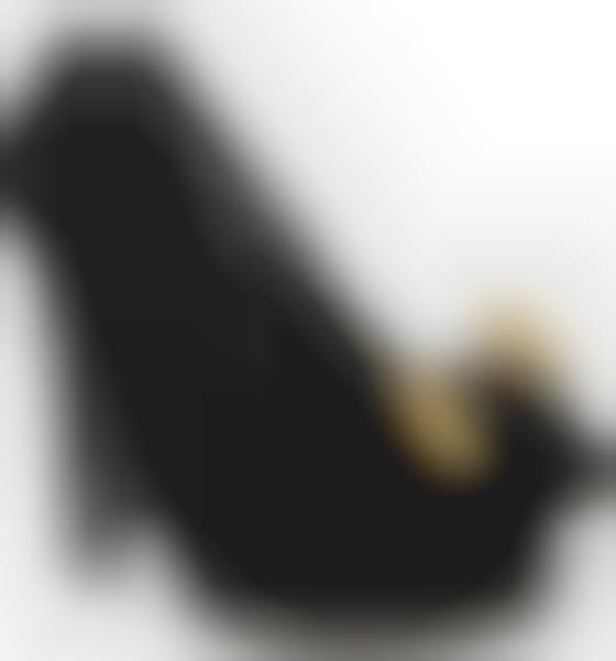 Skeletal Embellished Pumps