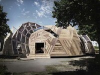 Wooden Geodesic Pavilions Image 2
