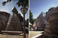 Wooden Geodesic Pavilions Image 3