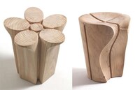 Sculptural Wood Seating