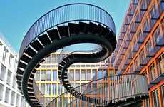 Continually Spiraling Staircases