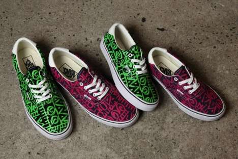 Electric Tribal-Printed Sneakers