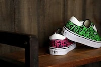 Electric Tribal-Printed Sneakers Image 4