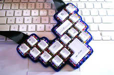 Upcycled Keyboard Jewelry