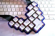 Upcycled Keyboard Jewelry