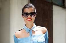 Diced Denim Shirts