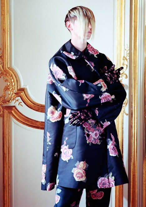 Theatrically Draped Menswear