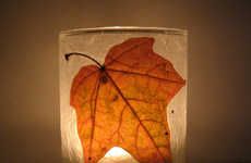 Autumn Leaf Candle Holders