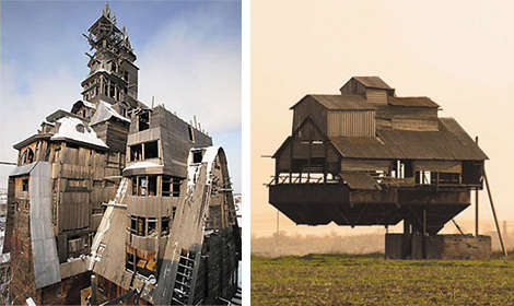 Gravity Defying Houses
