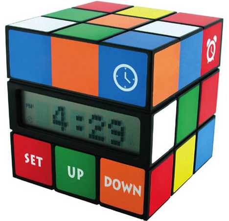 Rubik's Cube Alarm Clock
