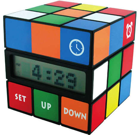 Rubik's Cube Alarm Clock
