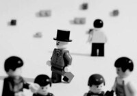 Classic Photographs in Lego Image 2
