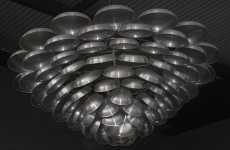 Frying Pan Chandelier