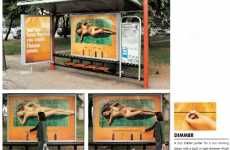 Interactive Bus Stop Ads