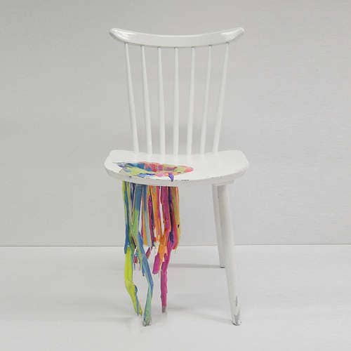 Bleeding Paint Chairs