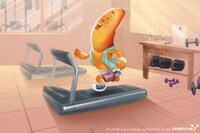 Cartoon Thumb Fitness Image 2