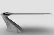 Cantilevered Marble Furniture