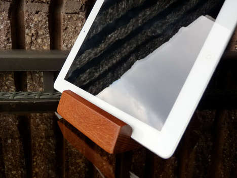 Timber Tablet Stands