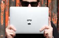 Hipster Laptop Stickers