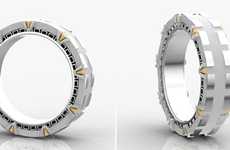 Sci-Fi Matrimony Rings