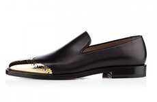 Gilded Golden-Toed Loafers