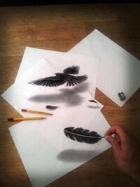 Mystical Creature Illusionist Drawings Image 2