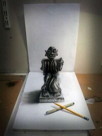 Mystical Creature Illusionist Drawings Image 4