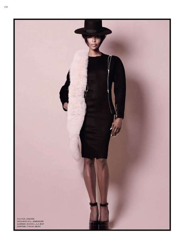 Feisty Fedora-Clad Supermodels