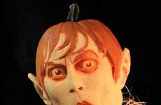 Retro Vampire Gourd Carvings