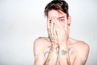 Goofy Tattooed Model Portraits Image 5